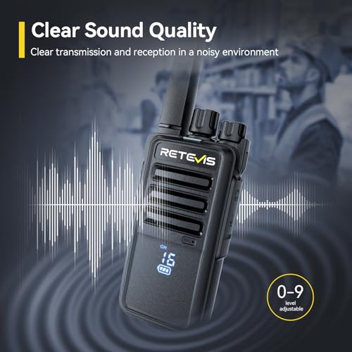 Image of Retevis RT68H Long Range Walkie Talkies, Adults Two Way Radio Rechargeable