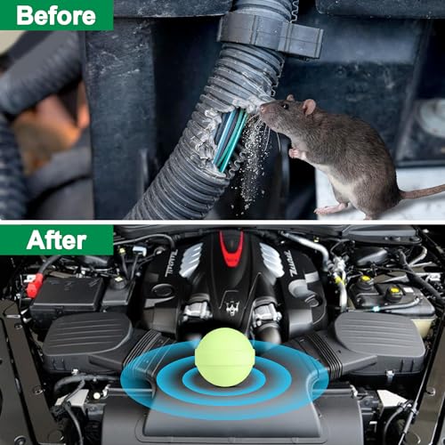 Crobirware 36 Pack Mice Repellent - Peppermint Oil Rat Repellent Ball For House Garage Garden Car Engine Indoor thumb #1