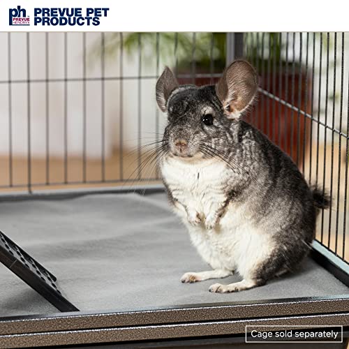 Image of Prevue Pet Products Ferret Cage Plush Fitted Platform Cover Set Gray, 20.5 inch L x 10.3 inch W x 0.5 inch Th