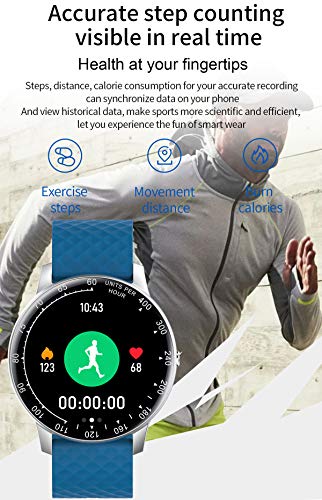 Full Touch Color Screen Activity Tracker Heart Rate Blood Pressure Monitor Health Fitness Tracker Electronic Clock Smart Watch for Android iOS