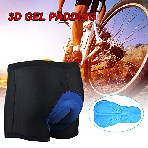 Shorts de ciclismo, Andoer Shorts de ciclismo masculino acolchoados de BTT para bicicleta e de bicic