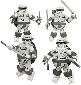 Teenage Mutant Ninja Turtles Mirage Black & White Minimates - SDCC 2015 Exclusive by Diamond Select