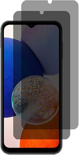 VIESUP - Protector de pantalla antiespía para Samsung Galaxy A14 5G vidrio templado para pantalla de privacidad 2 unidades Fácil instalación