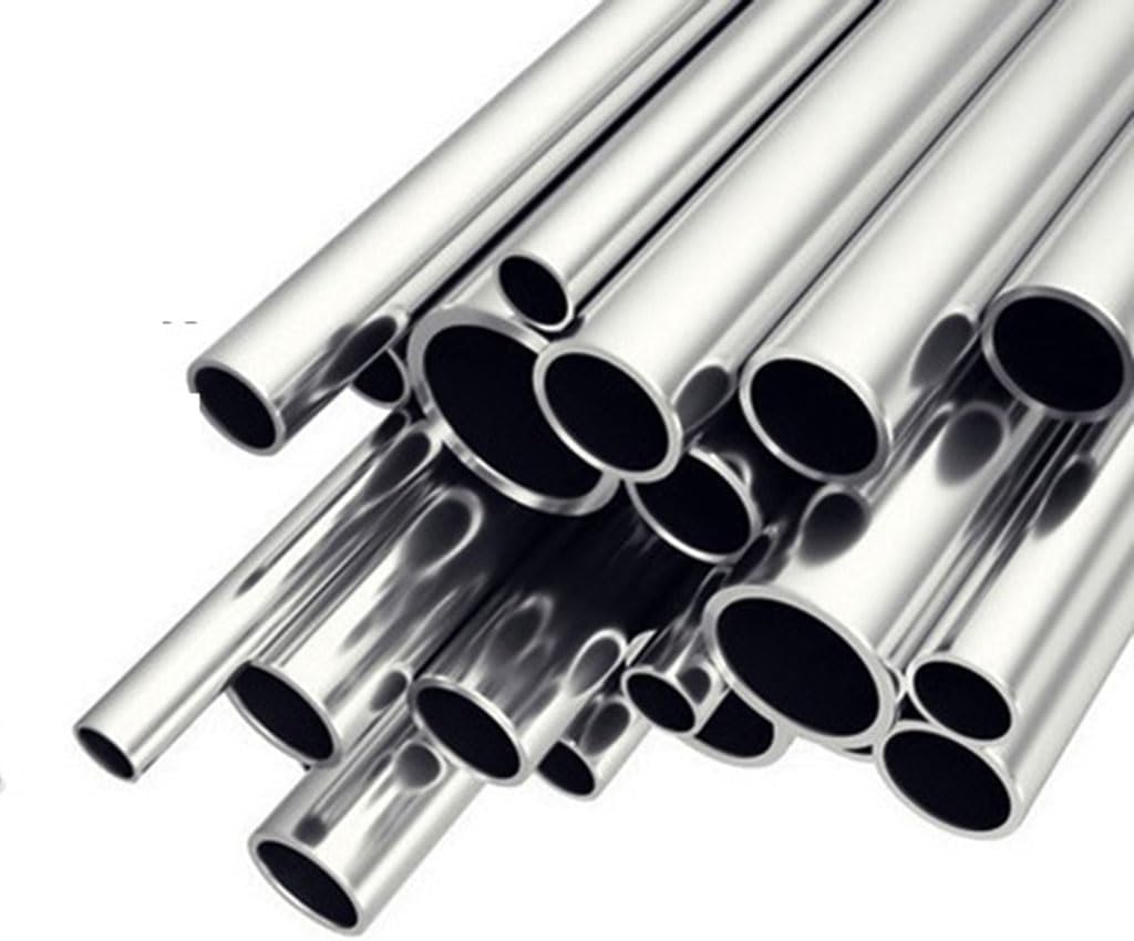 1-10pcs 304 Stainless Steel Round Capillary 1-12mm Seamless Straight Tube Round Capillary Tube Length 250/500mm(10x8x500mm 1pcs)