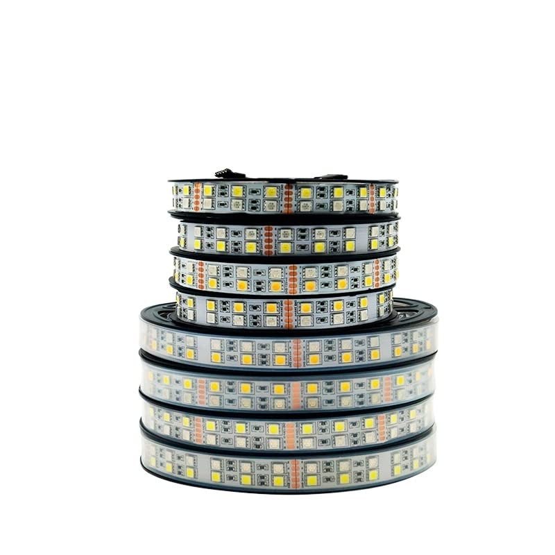 10M Led Strip 2 Rolls 12V/24V 5050SMD RGB/RGBW/RGBWW Double Row 120leds/m Advertising Light Box Lighting RGB Strip Luopan LED Decorative Strip Lighting (Color : RGB+WW, Size : 24V IP67)