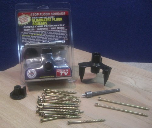 Squeak No More Kit, Eenvoudig Te Installeren Doe het zelf vloerreparatieset Elimineert Vervelende Geluiden met 5 Houtbewerkingsgereedschappen