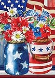 5D Diamond Painting Kits for Adults Beginners,Patriotic American Star Strip Flowers Diamond Art Kits