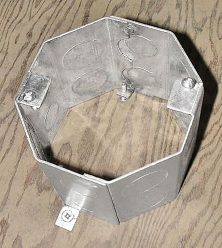 Garvin OCR-350 Concrete Octagon Box 4 Inch Width x 3.500 Inch Depth x 4 Inch Height Steel