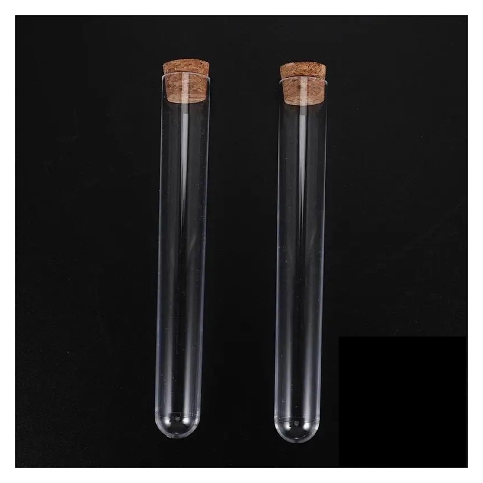 EDVTK35 50 szt. 20X150mm 30ml plastikowa probówka z korkiem, przezroczysta tuba na upominek weselny