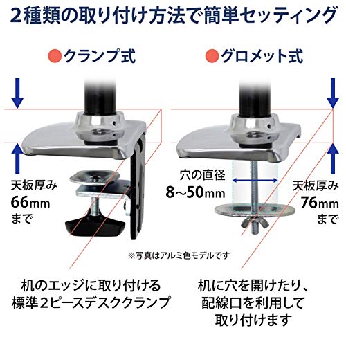 Amazonベーシック ついにpc2画面にしてみた モニターアーム デュアル ディスプレイタイプ ブラック Mitsu蜂の巣