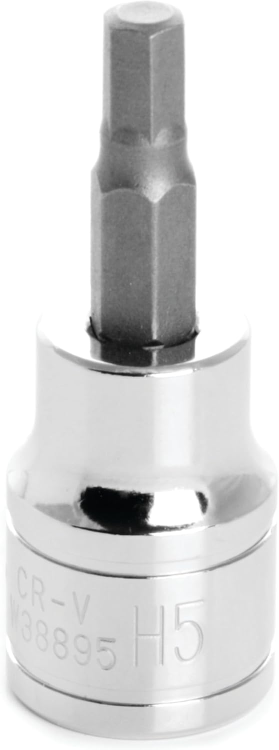 Performance Tool W38895 Hex Bit Socket, 3/8-Inch Drive, 5mm
