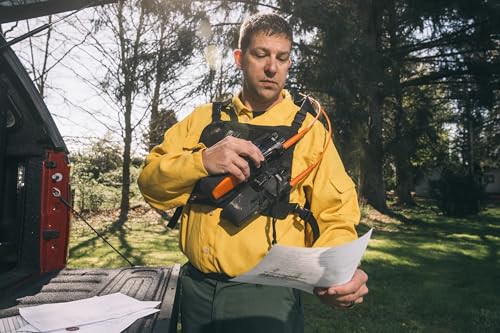 True North Gear Dual Universal Radio Chest Harness for Wildland Firefighting NFPA1977 Certified