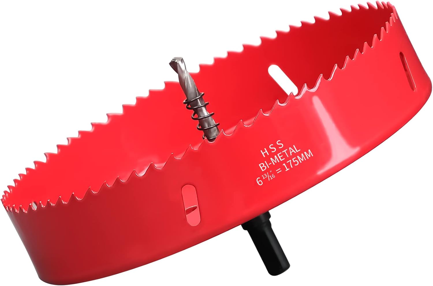 7 Inch Hole Saw, 175mm HSS Hole Cutter, BiMetal Hole Drill