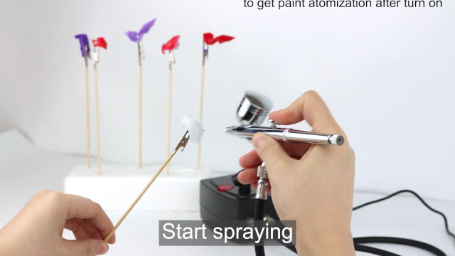 Kit De Aerógrafo Con Compresor De 40 PSI | Pistola De Doble Acción Para Maquillaje, Uñas, Pasteles Y Modelismo