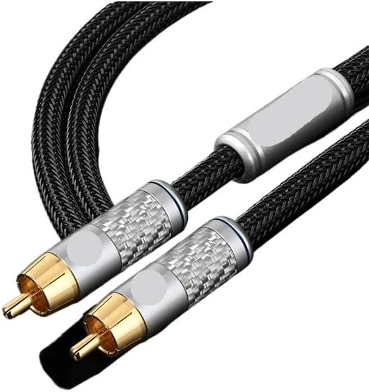 HiFi Coaxial Digital Audio Cable R/CA Male to Male Hi-end Dolby Atmos Sound 5.1/7.1 SPDIF Coaxial Cord(3.5 m)