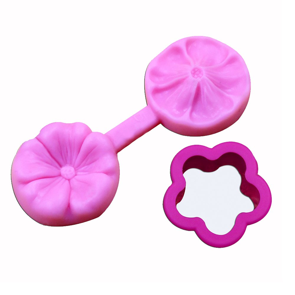 SK Cherry Blossom Silicone Fondant Cake Mold Flower Cake Design Moulds Chocolate Icing Candy Decorating Mould