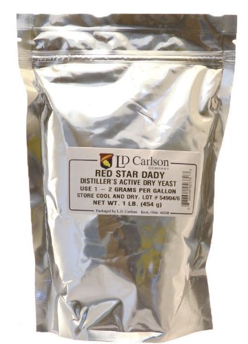 Red Star Distiller's Yeast (DADY), 1 lb. Bulk Pack