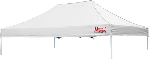 MASTERCANOPY 10x15 Replacement Pop Up Canopy Top for Kingkong Frame White