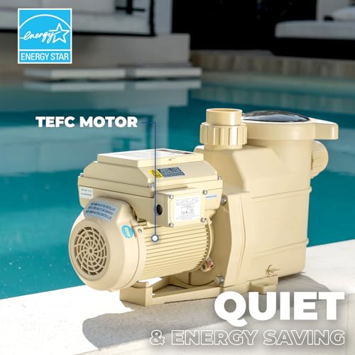 image for XtremepowerUS High-Flo Swimming Pool Pump Inground 1.5HP Variable Spee