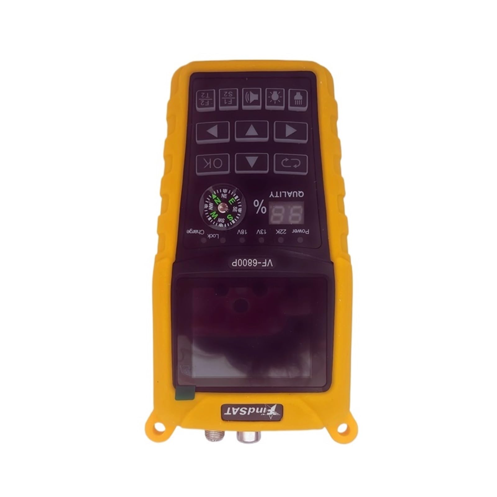Puntatore Satellitare, Rilevatore di TV satellitare DVB-T2 DVB-S2 DVB-C MPEG4 Misuratore sat digitale LCD HD da 2,4 pollici for sintonizzatore Batteria 2000 mAh