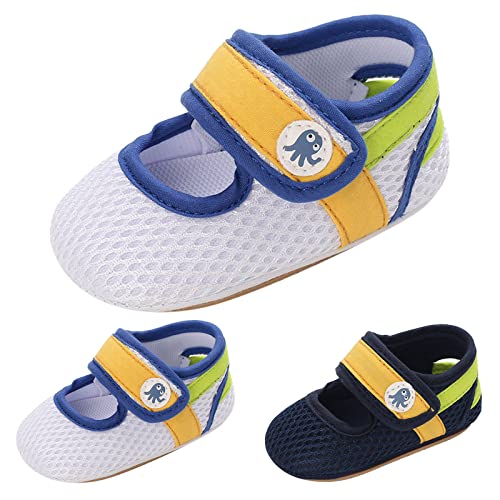 Summer Children Infants Boys and Girls Flat Floor Sports Mesh Breathable and Comfortable Hook Loop Spearmint Baby Shoes4
