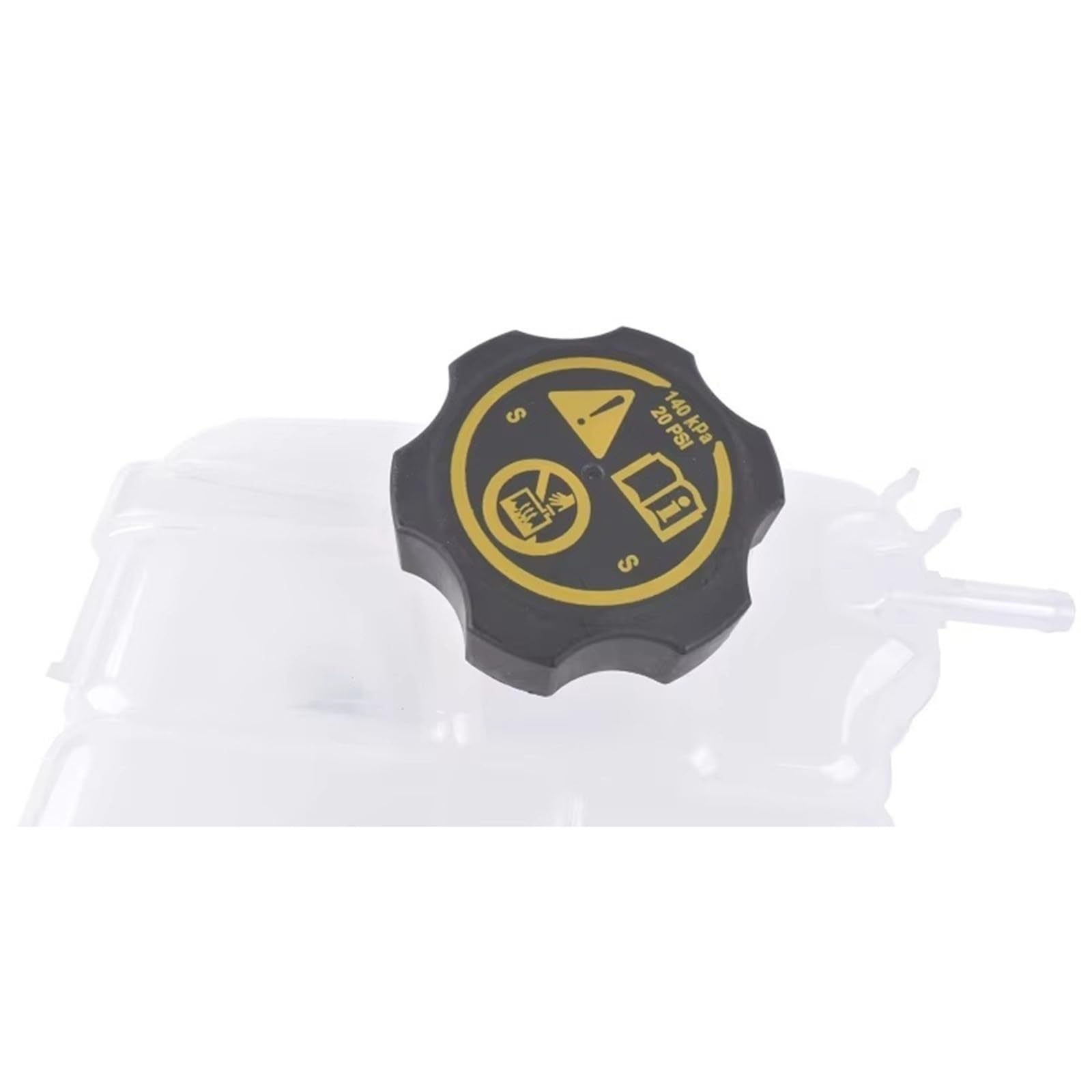 Compatibile con Chevrolet per Orlando J309 Vaschetta Radiatore | Serbatoio di espansione del liquido di raffreddamento del radiatore con tappo 1304028 1304004 13502353