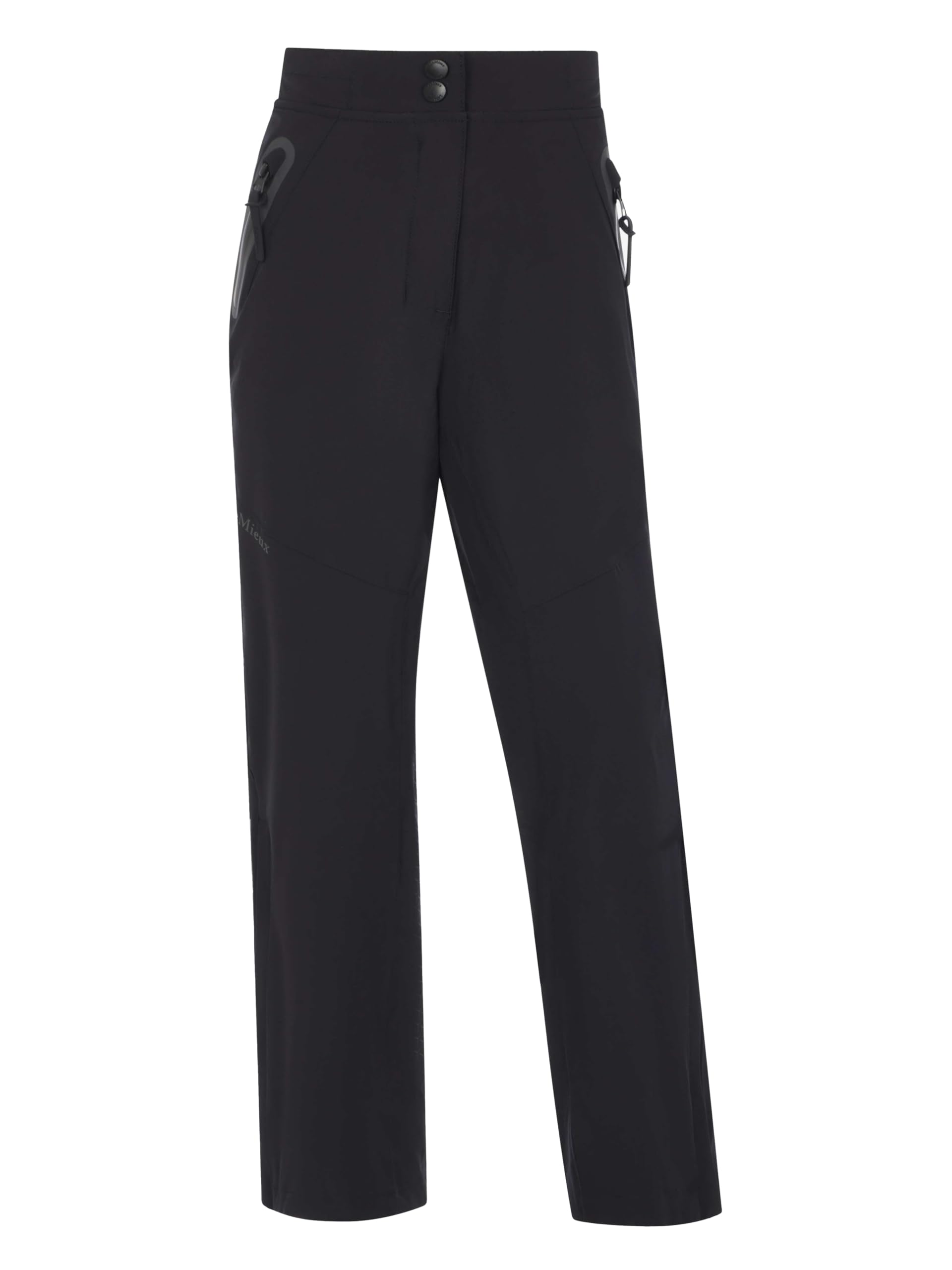 LeMieux Young Rider Stormwear Waterproof Trousers - Thermal Fleece Lining - Silicone Knee Grip - Black - 9-10years