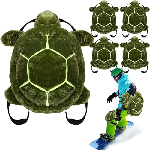 Wettarn 5 Pcs Turtle Butt Pad Snowboarding Cute Turtle Cushion Large Protective...