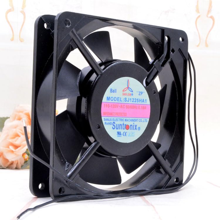 NZNYDNL 110V Exhaust Fan SJ1225HA1 12025 12cm Inverter Cabinet Axial Fan