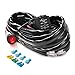 MICTUNING HD+ 12 Gauge LED Light Bar Wiring Harness Kit with 60Amp Relay, 3 Free Fuse, On-off Waterproof Switch Red(2 Lead)