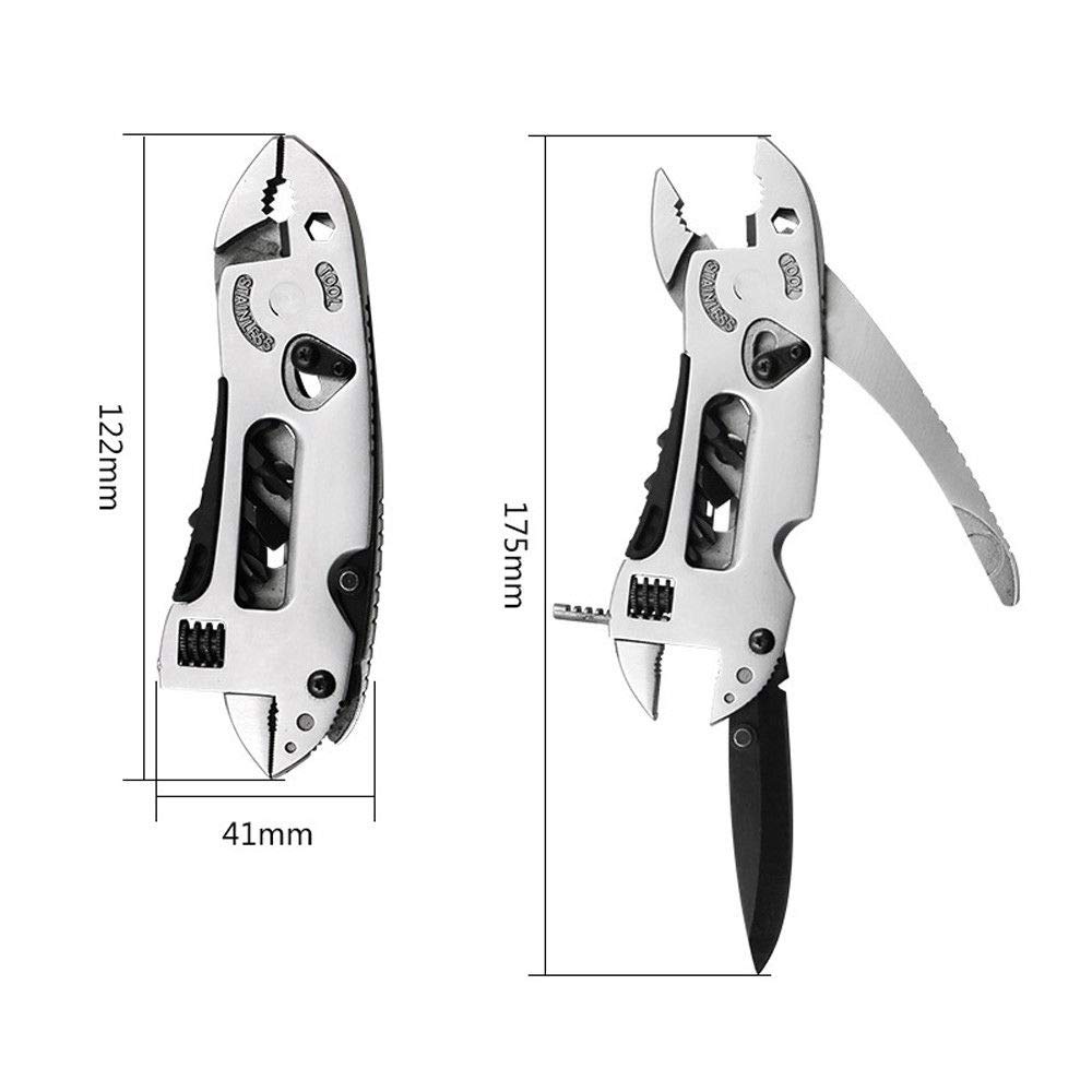 Multitools Zange All-in-1 Faltbare Multitools Pocket Drahtschneidewerkzeug für Outdoor Survival, Camping, Reparatur