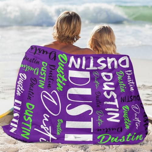 Personalized Blankets for Kids with Names Customized Blankets with Name for Adult Custom Blanket Gift for Birthday Christmas Valentines Day Gift