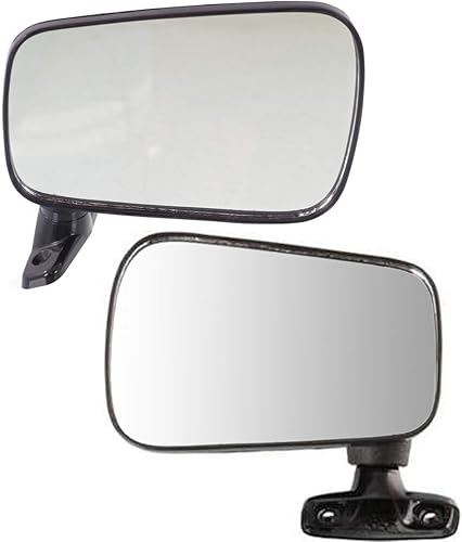 Kool Vue - Espejos laterales para conductor y pasajero para Volkswagen Cabriolet 1985-1993 texturizado