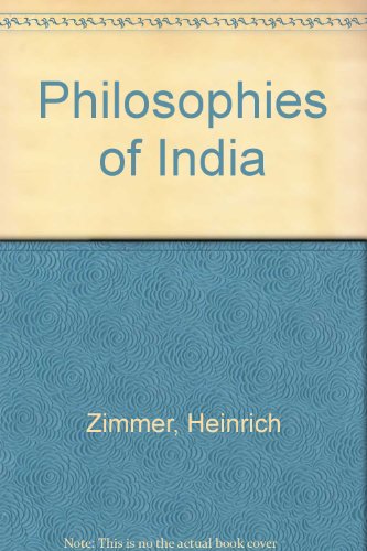 Philosophies of India 0710023472 Book Cover