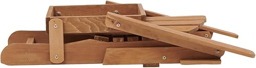 Miniatura 8 de Oversize Folding Adirondack Chair, Heavy-Duty Wood Patio Chair for Adults, Pre-Assembled Hemlock Outdoor Garden Lawn Porch Deck Firepit Furniture