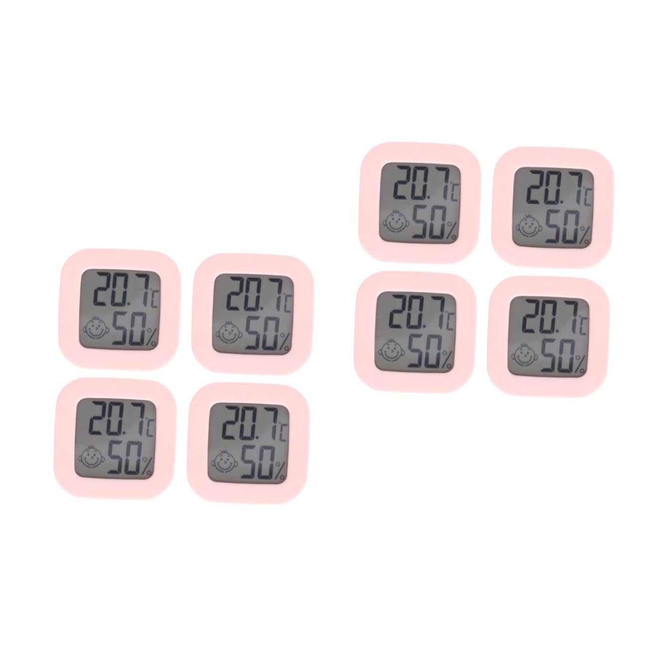 2 Ensembles Thermomètre Hygromètre Numérique Électronique Domestique Compteur De Température Moniteur De Température À Domicile Abdos Couleur Aléatoire 4 Pièces * 2