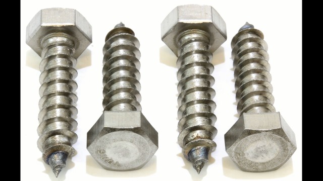 Image of Bolt Dropper 3 /8 inch x 1-1 /2 inch Stainless Hex Head Lag Bolt Screws, (25 Pack), 304 (18-8) Stainless Steel Coach Bolts /Large Screws for Wood with Plain Finish by Bolt Dropper