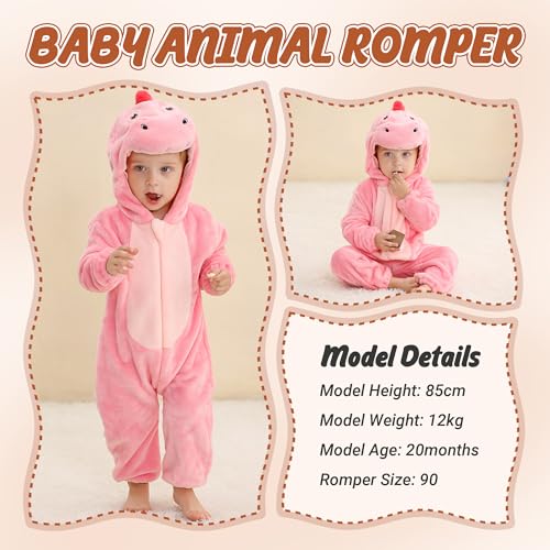 Disfraz completo de bebé con capucha HAHASHOW 18-24 meses unisex miniatura 2