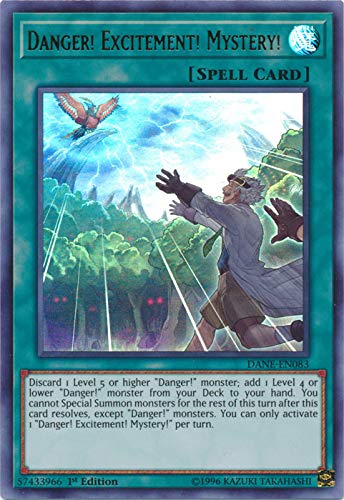 Amazon.com: Yu-Gi-Oh! - Danger! Excitement! Mystery! - DANE-EN083 - Ultra  Rare - 1st Edition