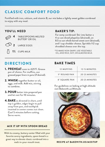 King Arthur 00278678 Flour, Cornbread + Muffin Mix, Gluten Free thumb #2