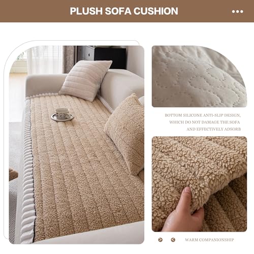 Pet Couch Covers for Sofa Non Slip Plush Cushion Protector, 27.6"x70.9" - image 4