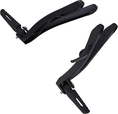 Miniatura 5 de TCT-MOTORPARTS Estriberas negras del reposapiés del pasajero trasero para Honda CBR600RR 2007-2023