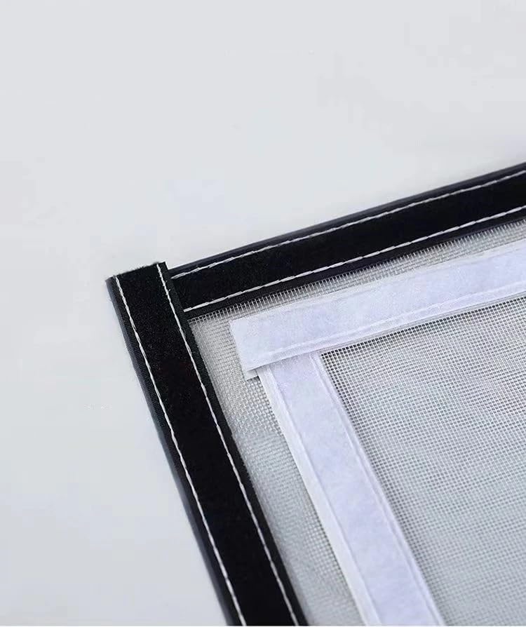 Mosquiteras blancas para refrescar tu salón sin mosquitos con panel adaptable de 75-155 cm 4