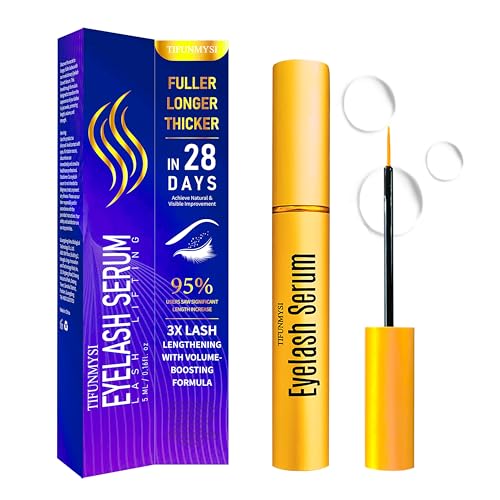 Eyelash Growth Serum – Advanced Lash Serum For Lashes Growth - Boost Longer, Fuller, Thicker Lashes with Root Activating Formula | Vegan & Cruelty-Free | Sensitive Eyes Safe | 5ml