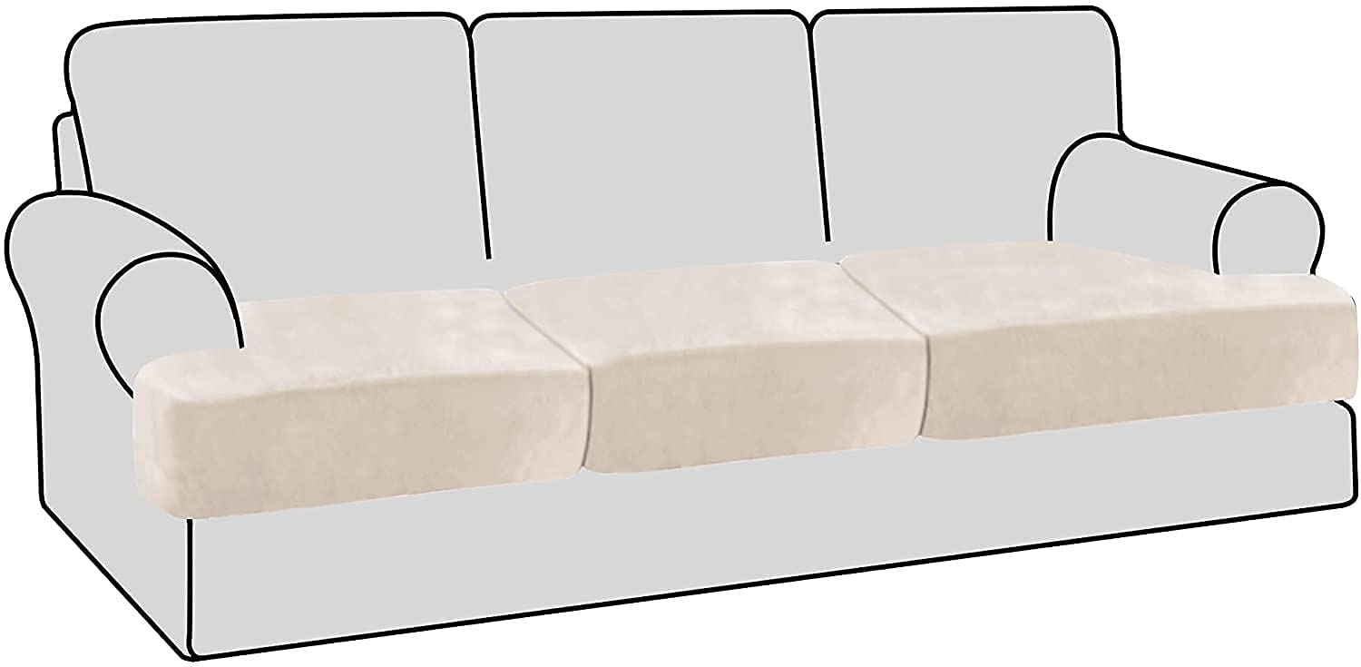 THE-TINOART Federa decorativa per cuscino in velluto ultra morbido, 50,8 x 50,8 cm, per divano, camera da letto, soggiorno, esterni, nero con bordini bianchi, 1 pezzo