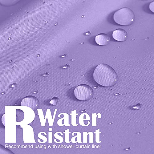 Jinchan JCCQFOMBRE-7072C04 Ombre Shower Curtain Lilac thumb #3