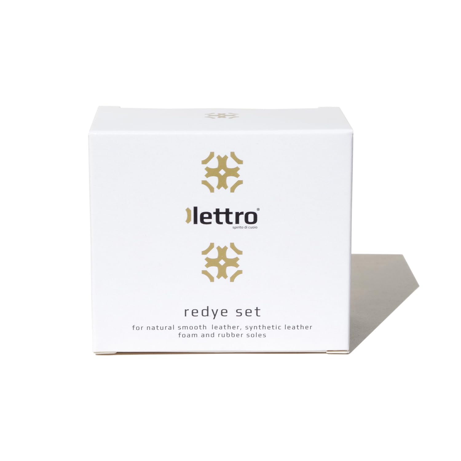 Lettro Redye Set – Farba do Butów ze Skór Gładkich i Syntetycznych oraz Podeszw Gumowych i Piankowych| Zestaw Lakier 50ml + Utwardzacz 5ml