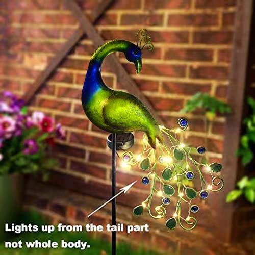 image for NAN ZAI NAN FANG Solar Garden Lights Metal Decorative Garden Stakes Wa