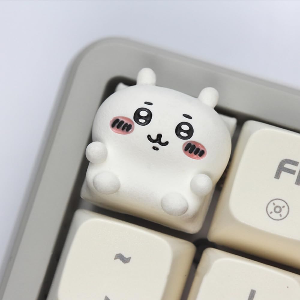 Hachi Resin Keycap, Handmade Unique Keycap for Custom Cherry MX Gaming Mechanical Keyboard, 1U ESC Key