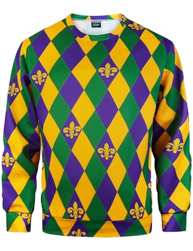Image of Men's Novelty Festivals Sweatshirts Long Sleeve Shirts Outfits